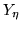 $Y_{\rm\eta }$