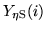 $Y_{\rm \eta S}(i)$