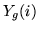 $Y_g(i)$