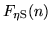 $F_{\rm\eta \rm S}(n)$