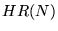 $HR(N)$