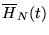 $\overline{H}_{N}(t)$