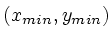 $(x_{min},y_{min})$