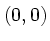 $(0,0)$