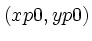 $(xp0,yp0)$